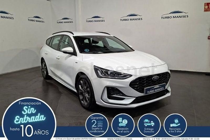 Usado Ford Focus ST-Line 125 CV (91 kW) 2022 Blanco Familiar