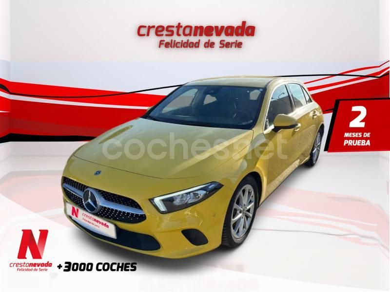 Amarillo Usado 2020 Mercedes A180 Berlina | 20.490 € (Precio justo) - Imagen 1/4