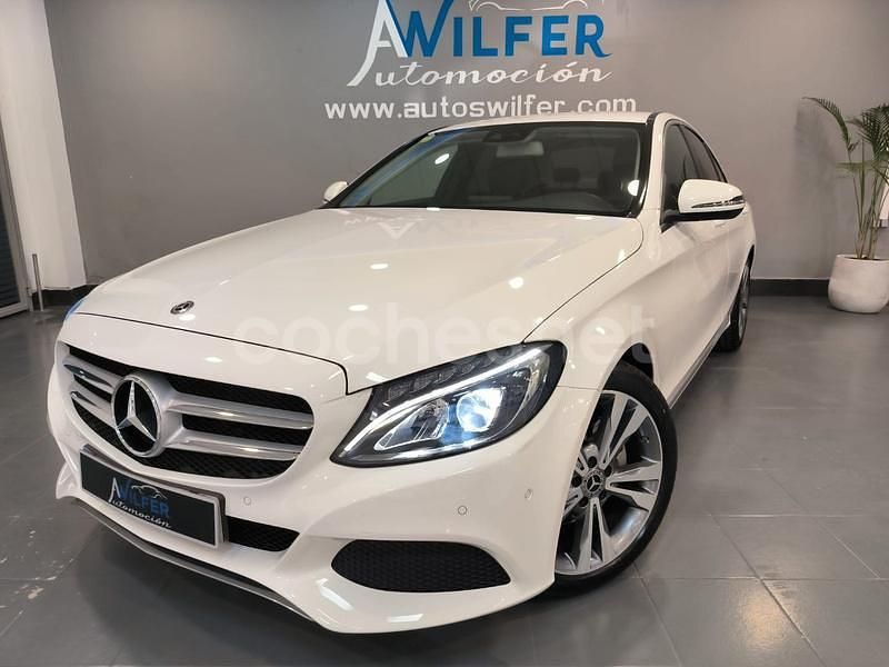 Blanco Usado 2018 Mercedes C220 Berlina | 27.990 € (Precio justo) - Imagen 1/4