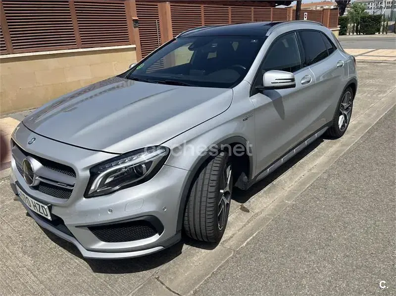 Usado Mercedes GLA45 AMG AMG 360 CV (264 kW) 2014 Gris / plata SUV