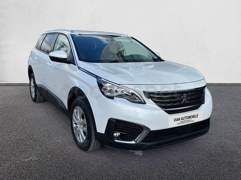 Usado Peugeot 5008 Active 130 CV (95 kW) 2018 Blanco SUV