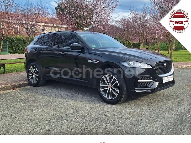 Negro Usado 2017 Jaguar F-Pace R-Sport SUV | 16.900 € (Un poco caro) - Imagen 1/4