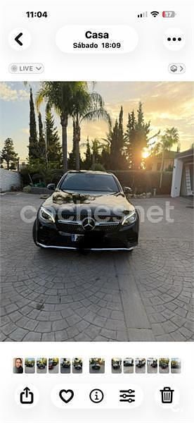 Negro Usado 2018 Mercedes GLC250 Coupe | 29.900 € (Super precio) - Imagen 1/4