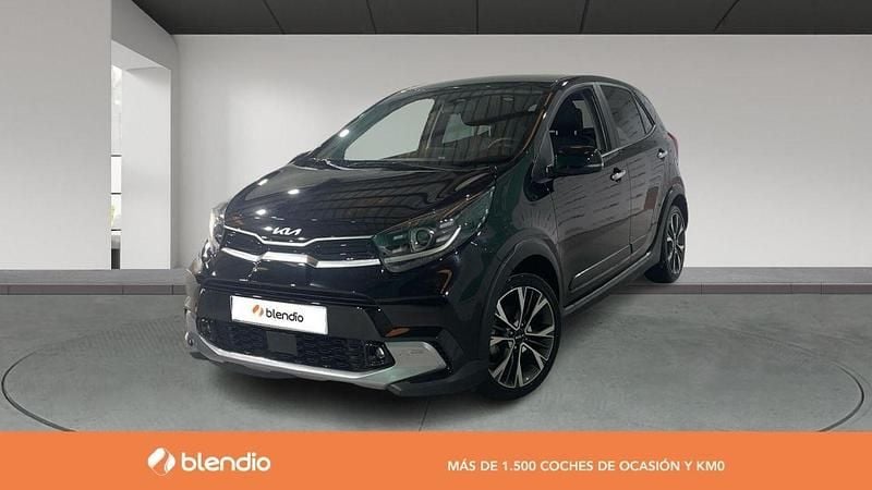 Usado Kia Picanto X-Line 100 CV (73 kW) 2023 Negro Utilitario