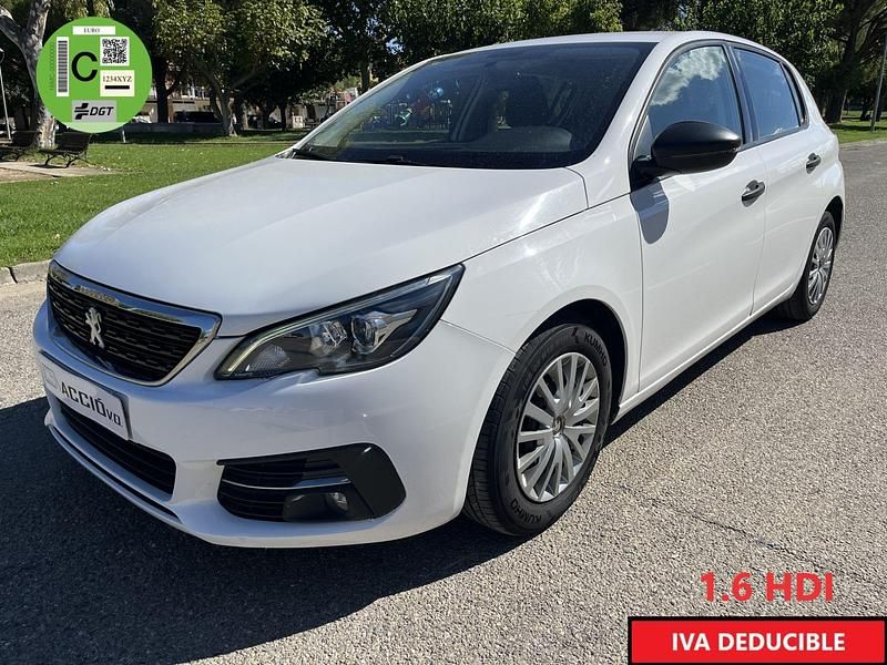 Blanco Usado 2018 Peugeot 308 Access Berlina | 9900 € (Precio justo) - Imagen 1/4