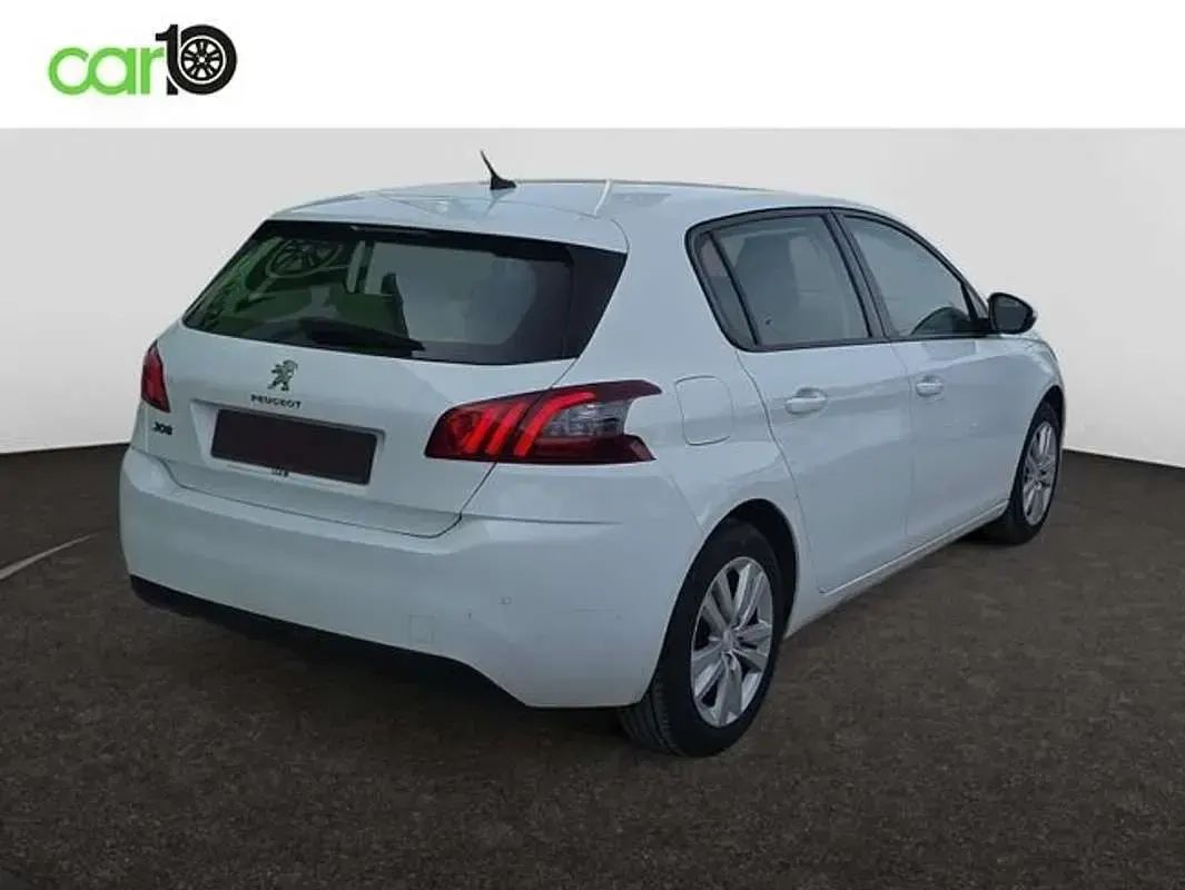 Usado Peugeot 308 Active 131 CV (96 kW) 2021 Blanco Utilitario