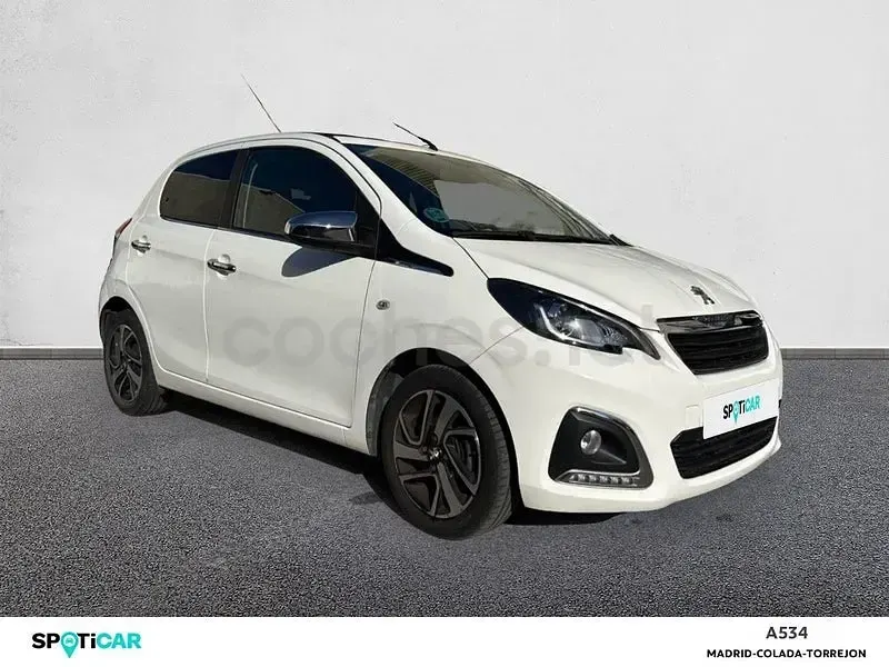 Usado Peugeot 108 Collection 72 CV (52 kW) 2018 Blanco Berlina