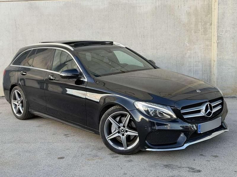 Używany Mercedes C200 150 KM (110 kW) 2018 Czarny Kombi