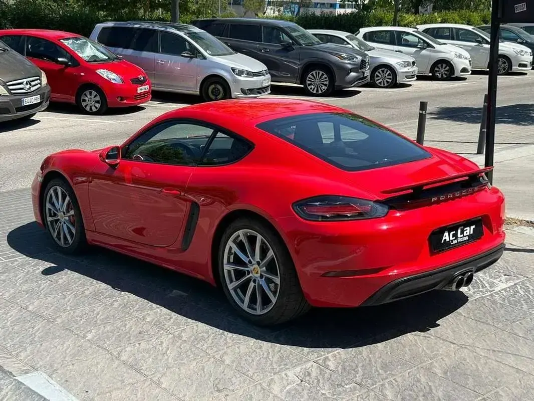 Usado Porsche 718 299 CV (219 kW) 2018 Rojo Coupe