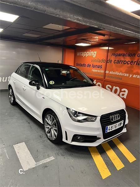 Usado Audi A1 Sportback Ambition 90 CV (66 kW) 2014 Blanco Utilitario