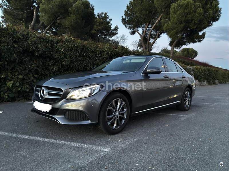 Usado Mercedes C180 Exclusive 156 CV (114 kW) 2017 Gris / plata Familiar