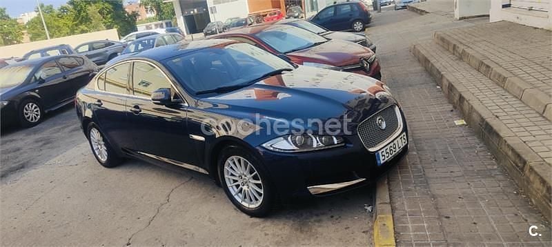 Usado Jaguar XF Luxury 190 CV (139 kW) 2012 Azul Berlina
