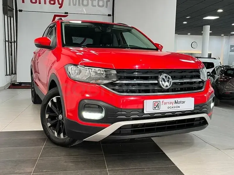 Usado VW T-Cross Edition 95 CV (69 kW) 2019 Rojo SUV