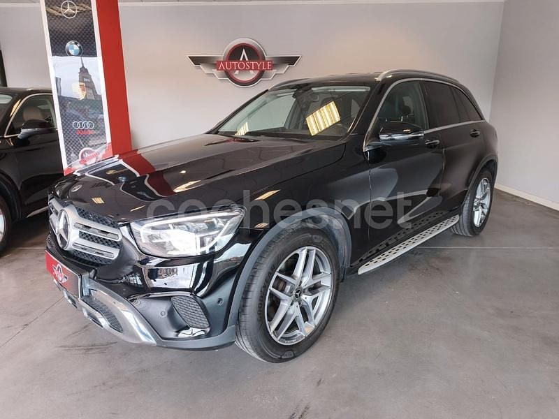 Usado Mercedes GLC220 194 CV (142 kW) 2021 Negro SUV