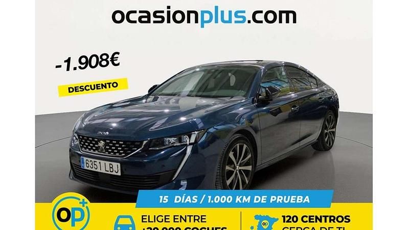 Usado Peugeot 508 GT-line 131 CV (96 kW) 2019 Azul Berlina