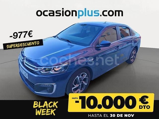 Azul Usado 2020 Citroën C-Elysee I Shine Berlina | 10.750 € (Precio justo) - Imagen 1/4
