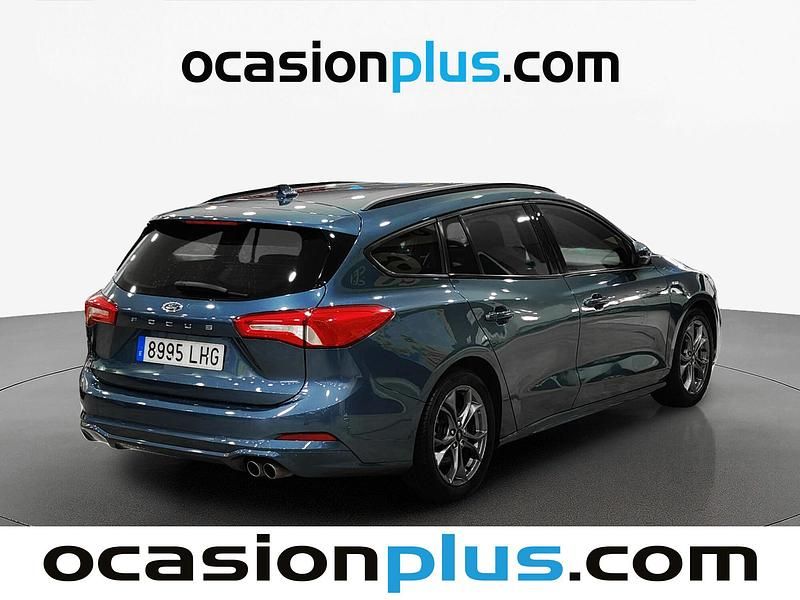Usado Ford Focus ST-Line 125 CV (91 kW) 2020 Azul Familiar