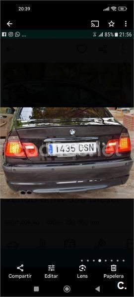 Usado BMW 330 184 CV (135 kW) 2000 Negro Berlina