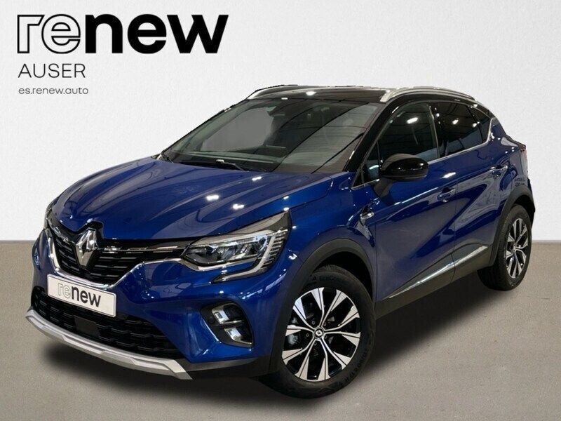 Azul rayo con techo negro brillante Usado 2023 Renault Captur Techno SUV | 23.950 € (Caro) - Imagen 1/4