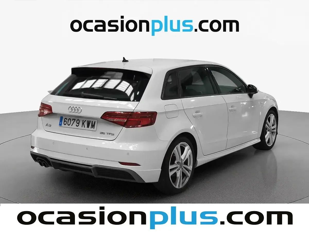 Usado Audi A3 S-Line 150 CV (110 kW) 2019 Blanco Berlina