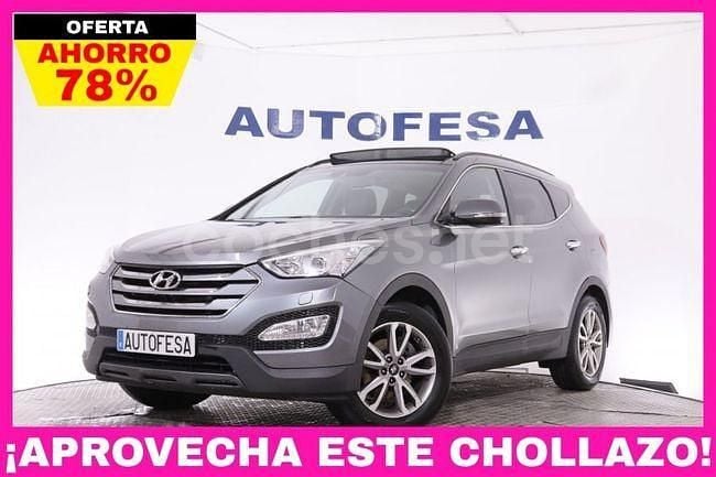 Gris / plata Usado 2014 Hyundai Santa Fe Style SUV | 12.850 € (Precio justo) - Imagen 1/4