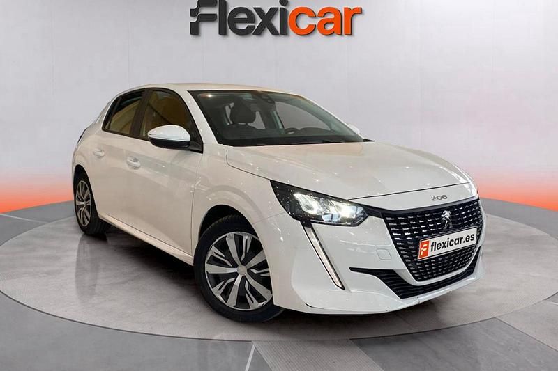 Blanco Usado 2021 Peugeot 208 Active Utilitario | 10.490 € (Buen precio) - Imagen 1/4