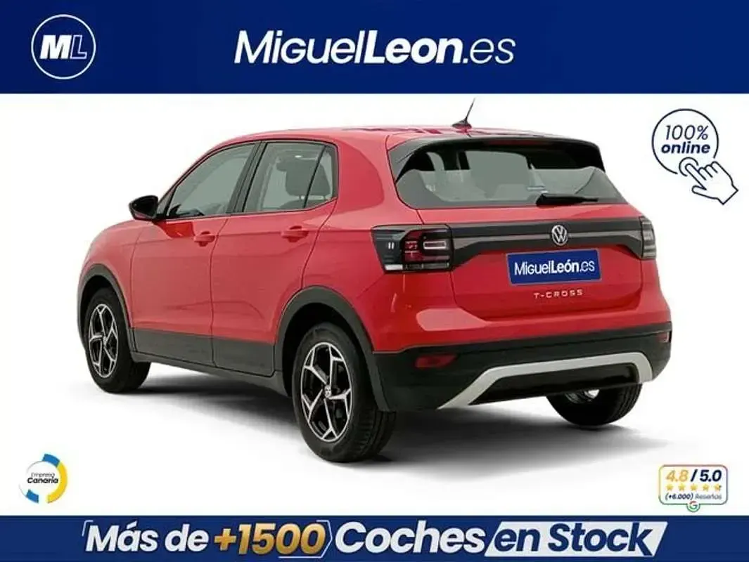 Occasion VW T-Cross Advance 95 PK (69 kW) 2021 Rood SUV