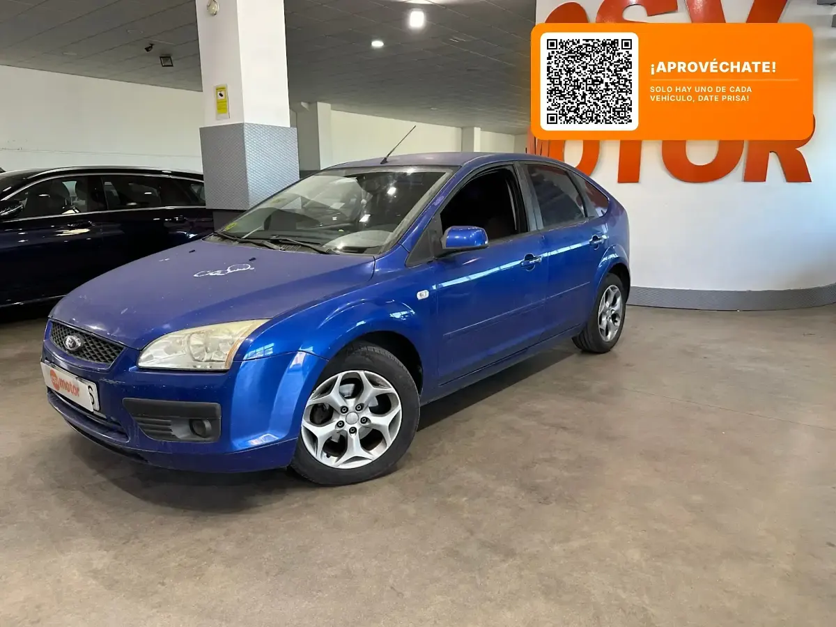 Usado Ford Focus Trend 109 CV (80 kW) 2007 Azul Utilitario