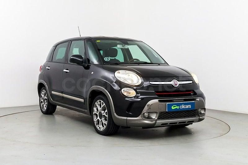 Usado Fiat 500L Trekking 85 CV (62 kW) 2015 Negro Monovolumen