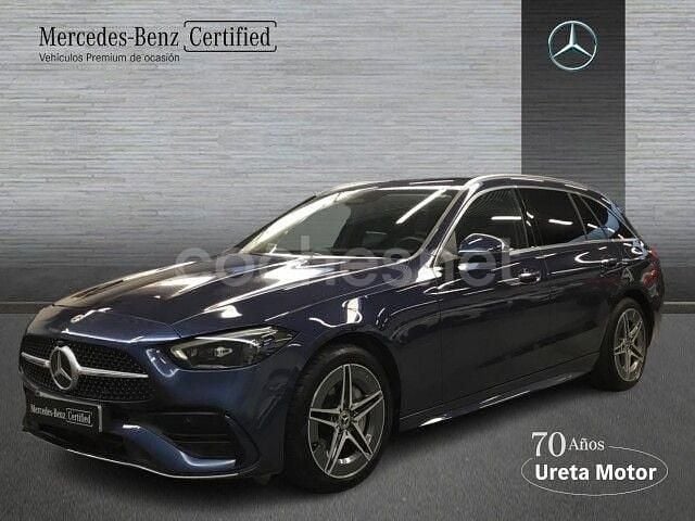 Azul Usado 2023 Mercedes C300e Familiar | 42.900 € (Precio justo) - Imagen 1/4