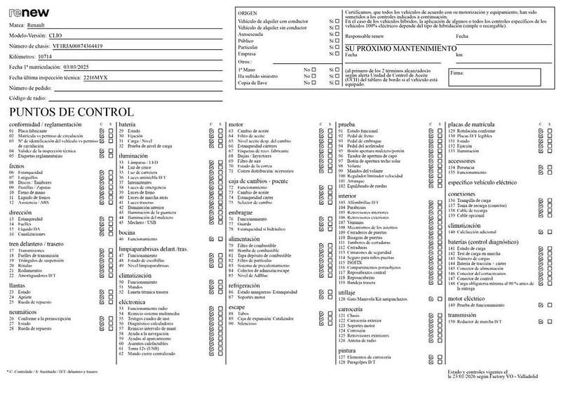 Usado Renault Clio V Techno 99 CV (72 kW) 2025 Rojo Utilitario