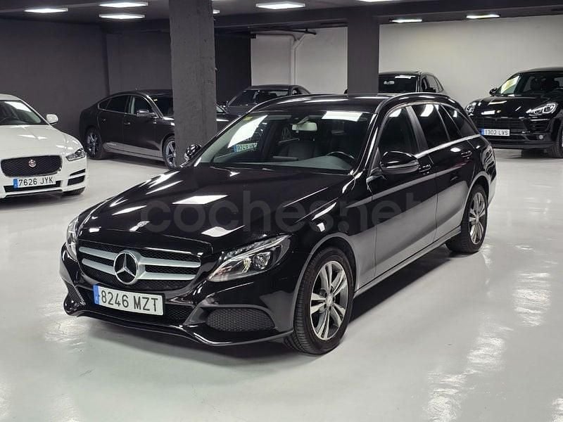 Usado Mercedes C220 170 CV (125 kW) 2016 Negro Familiar