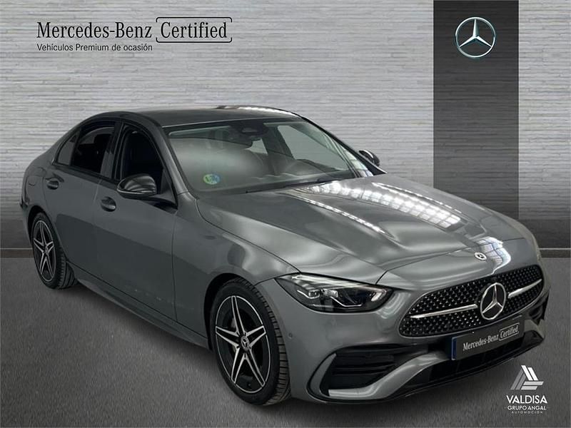 Usado Mercedes C200 AMG line 184 CV (135 kW) 2025 Gris Berlina