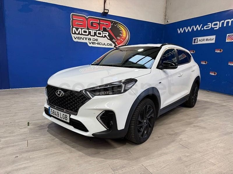 Usado Hyundai Tucson N Line 136 CV (100 kW) 2020 Blanco SUV