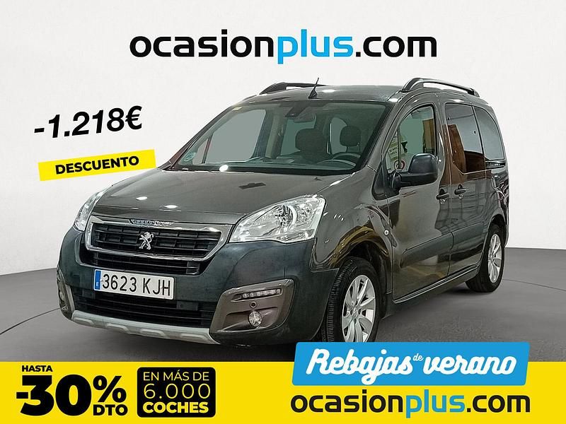 Gris Usado 2018 Peugeot Partner Monovolumen | 13.400 € - Imagen 1/4