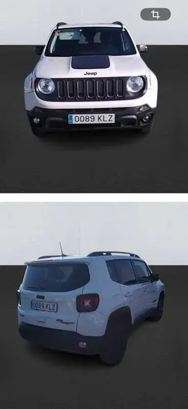 Usado Jeep Renegade Trailhawk 170 CV (125 kW) 2018 Blanco SUV