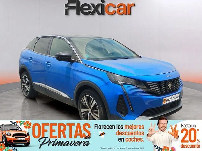 Usado Peugeot 3008 Allure 130 CV (95 kW) 2021 Azul SUV