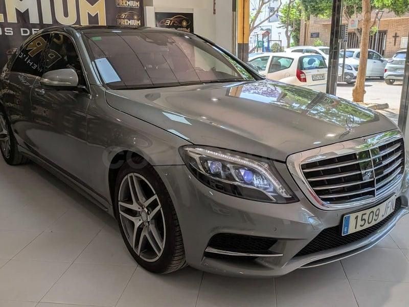 Usado Mercedes S350 258 CV (189 kW) 2015 Gris / plata Berlina