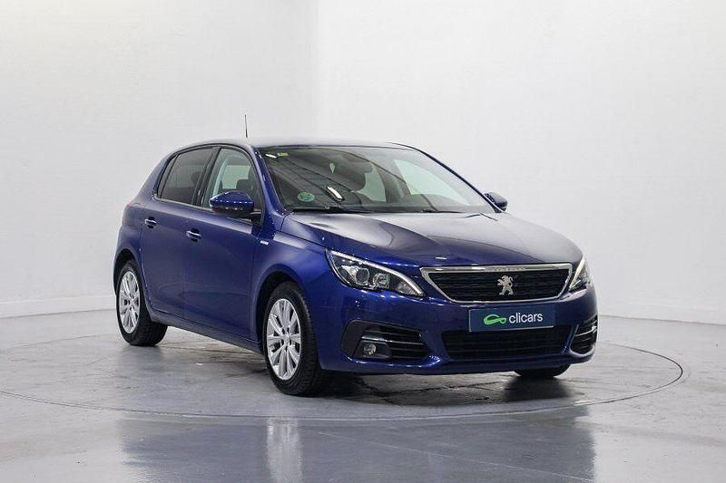 Usado Peugeot 308 Style 130 CV (95 kW) 2018 Azul Berlina