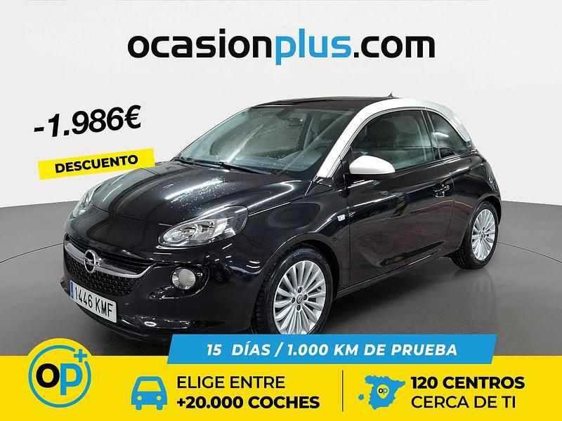Usado Opel Adam Glam 100 CV (73 kW) 2018 Negro Utilitario