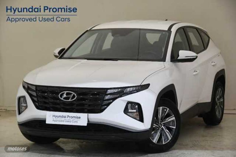 Atlas white Usado 2024 Hyundai Tucson SUV | 24.900 € (Precio justo) - Imagen 1/4