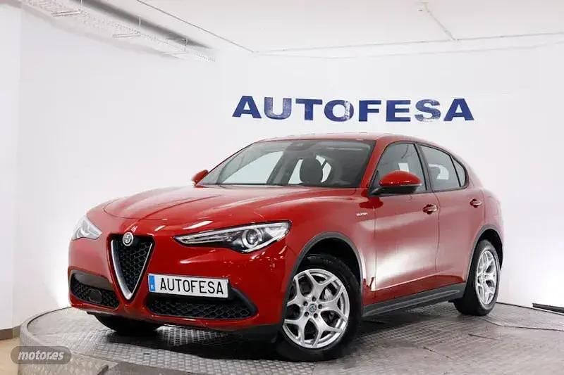 Rojo Usado 2021 Alfa Romeo Stelvio Super SUV | 28.350 € (Buen precio) - Imagen 1/4