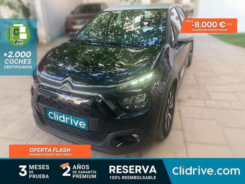 Negro Usado 2021 Citroën C3 Feel Utilitario | 8990 € (Buen precio) - Imagen 1/3