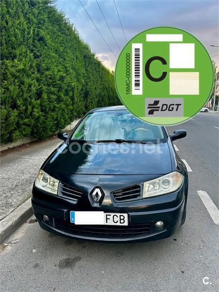 Negro Usado 2006 Renault Mégane II Dynamique Berlina | 3850 € (Precio justo) - Imagen 1/4