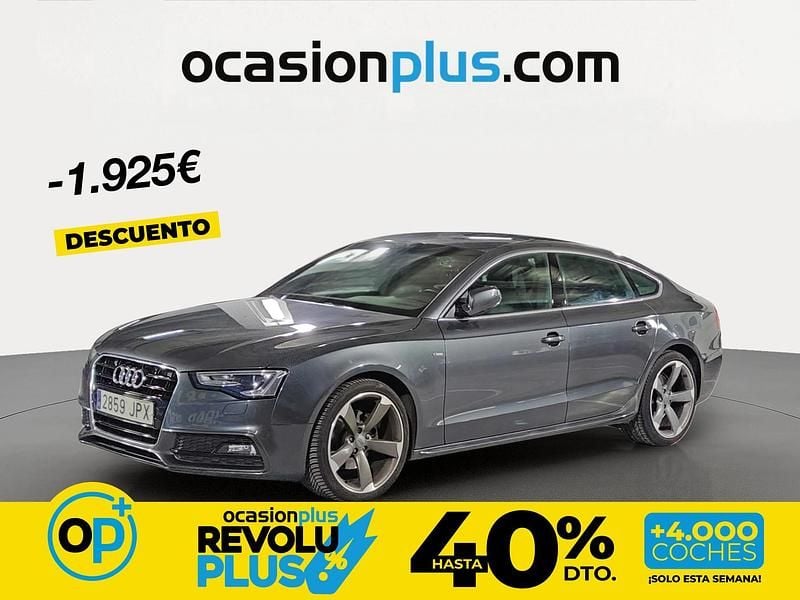 Usado Audi A5 S-Line 190 CV (139 kW) 2016 Gris Berlina