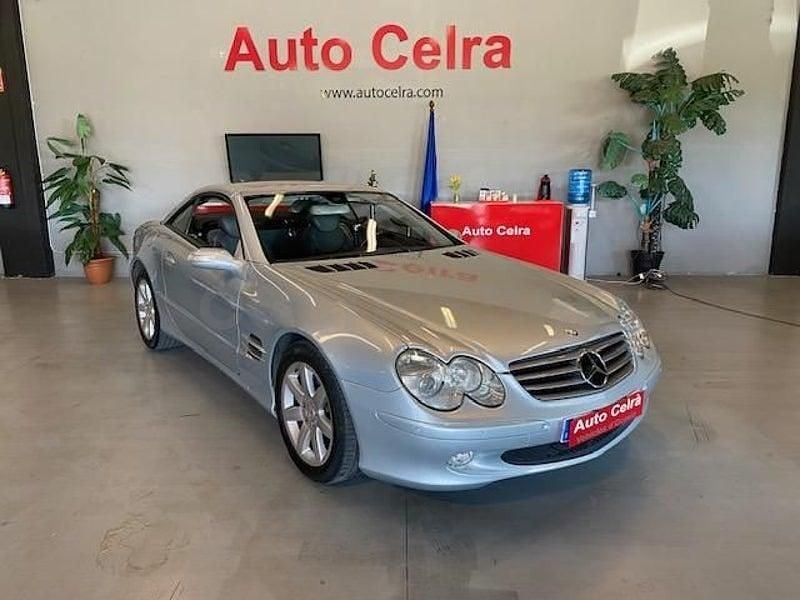 Usado Mercedes SL350 245 CV (180 kW) 2005 Gris / plata Descapotable
