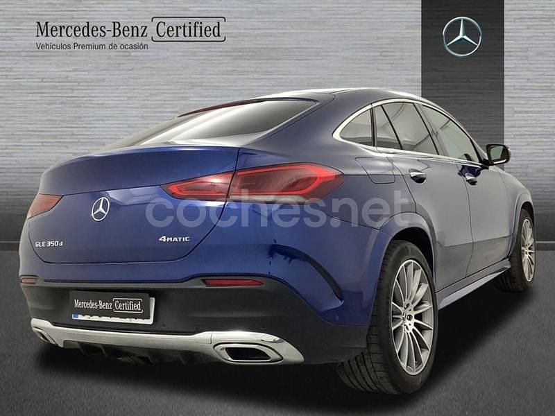Usado Mercedes GLE350 AMG line 272 CV (200 kW) 2021 Azul brillante Coupe