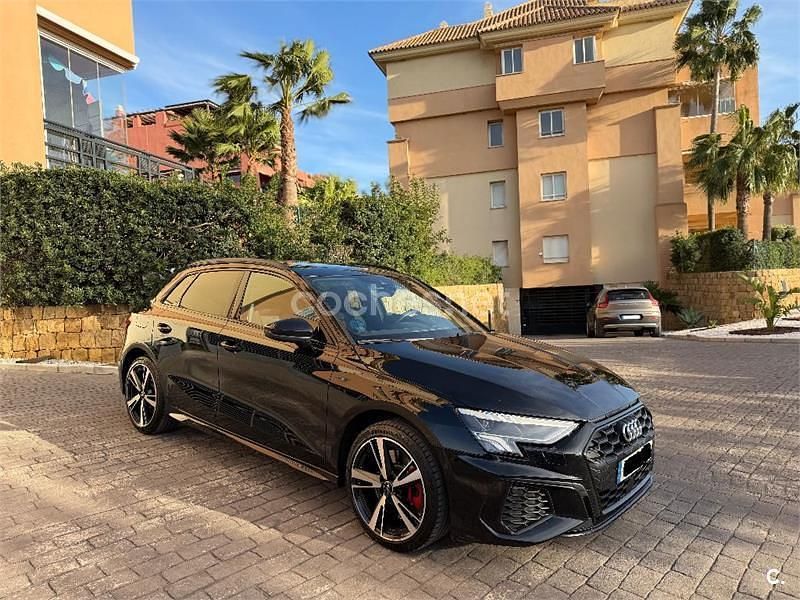 Usado Audi A3 S-Line 245 CV (180 kW) 2021 Negro Berlina