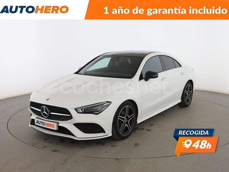 Blanco Usado 2021 Mercedes CLA180 AMG line Berlina | 31.799 € (Precio justo) - Imagen 1/3