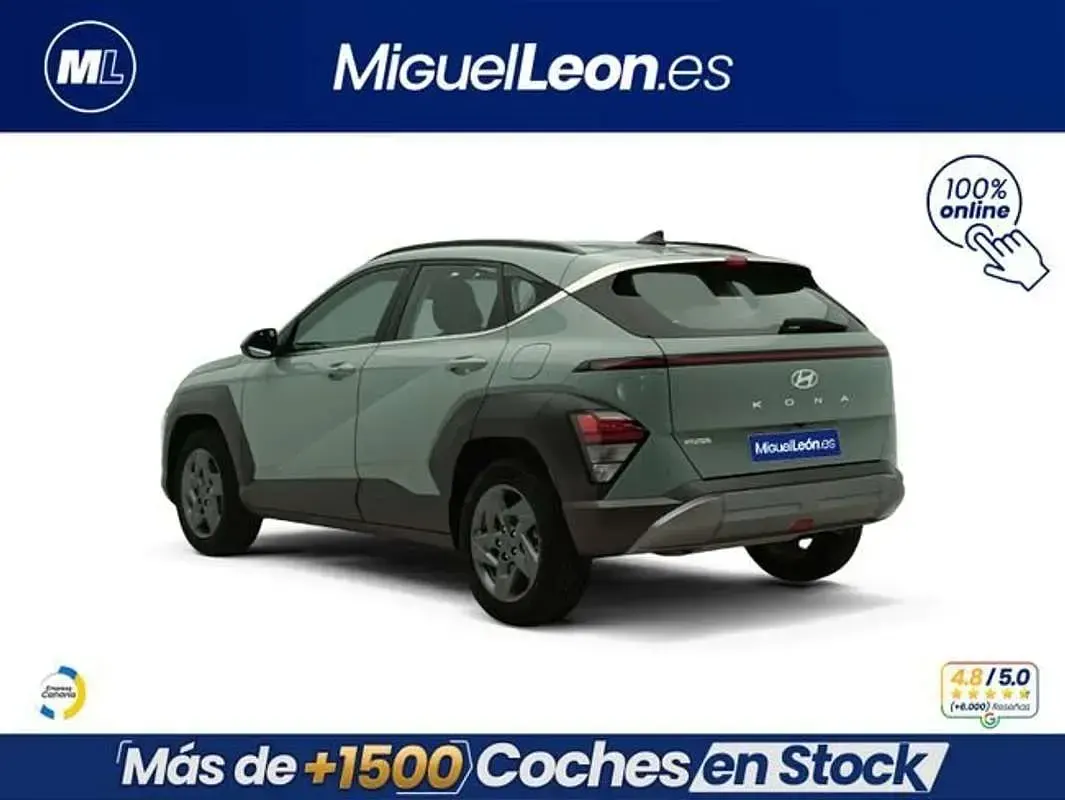 Usado Hyundai Kona 120 CV (88 kW) 2024 Verde SUV
